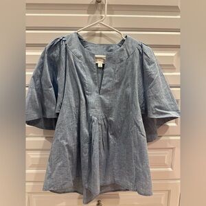 Pomander Place Light Blue Blouse